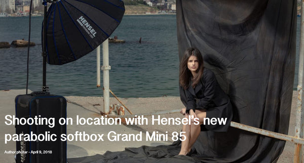 Shooting on location with Hensel’s new parabolic softbox Grand Mini 85