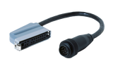 Adapter cable flash head with long-plug to a round plug pack