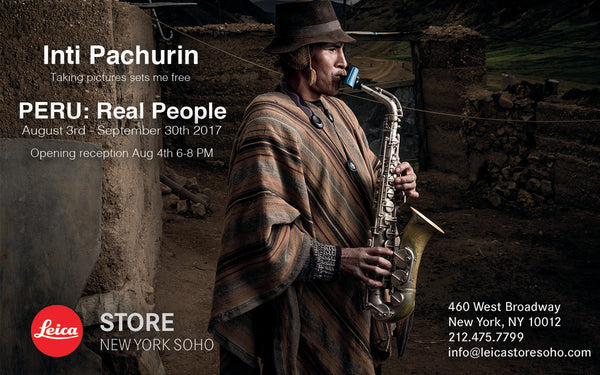 Inti Pachurin’s exhibit, Peru: Real People - opening August 4th in New York